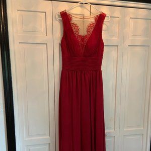 JJ'S House formal dress, Maroon, size S